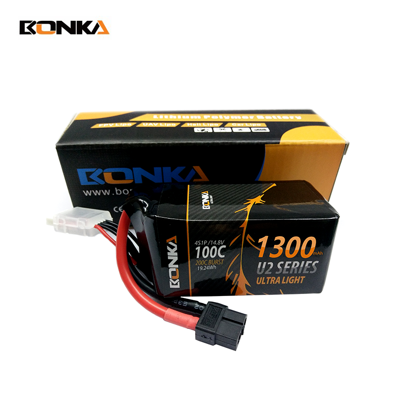 BONKA FPV 1300mAh 100C 4S Ultra Series Racing LiPo